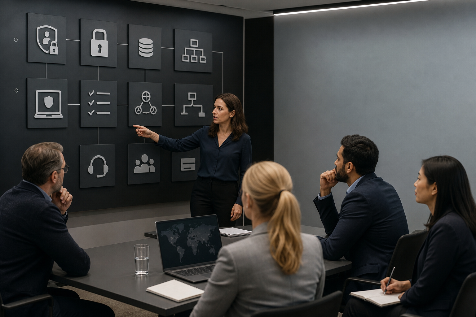 Corporate Cybersecurity Infrastructure with MFA and Ransomware Resistant Backup